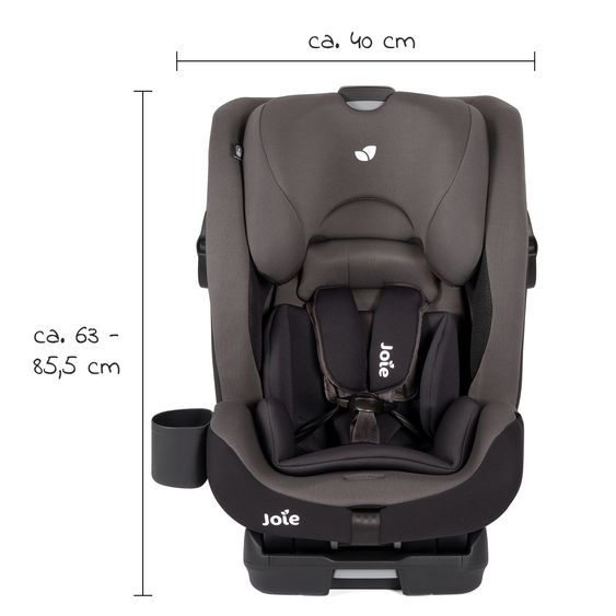 joie Kindersitz Bold R Gruppe 1/2/3 - ab 9 Monate - 12 Jahre (9-36 kg) mit Isofix inkl. Getränkehalter- Ember