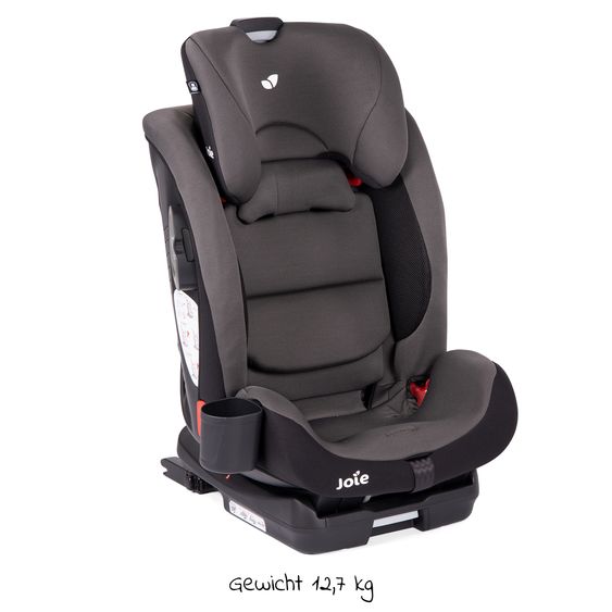 joie Kindersitz Bold R Gruppe 1/2/3 - ab 9 Monate - 12 Jahre (9-36 kg) mit Isofix inkl. Getränkehalter- Ember