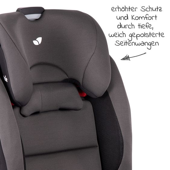 joie Kindersitz Bold R Gruppe 1/2/3 - ab 9 Monate - 12 Jahre (9-36 kg) mit Isofix inkl. Getränkehalter- Ember