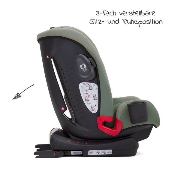 joie Kindersitz Bold R Gruppe 1/2/3 - ab 9 Monate - 12 Jahre (9-36 kg) mit Isofix inkl. Getränkehalter - Laurel