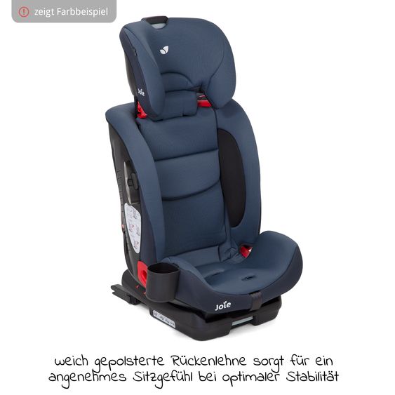 joie Kindersitz Bold R Gruppe 1/2/3 - ab 9 Monate - 12 Jahre (9-36 kg) mit Isofix inkl. Getränkehalter - Laurel