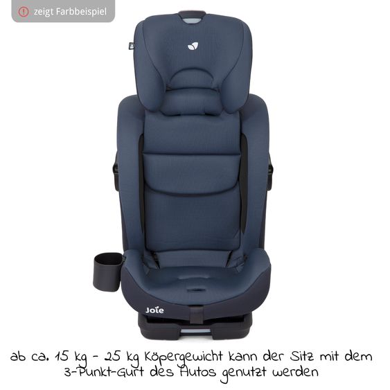 joie Kindersitz Bold R Gruppe 1/2/3 - ab 9 Monate - 12 Jahre (9-36 kg) mit Isofix inkl. Getränkehalter - Laurel