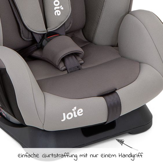 joie Child seat Fortifi R Group 1/2/3 - from 12 months - 12 years (9-36 kg) incl. Car - Organizer - Dark Peweter