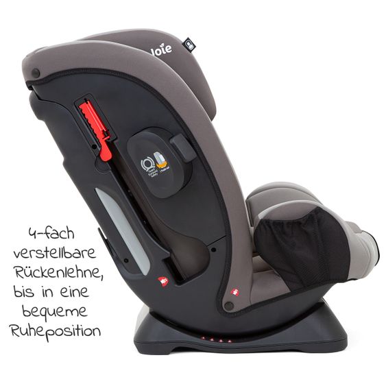 joie Child seat Fortifi R Group 1/2/3 - from 12 months - 12 years (9-36 kg) incl. Car - Organizer - Dark Peweter