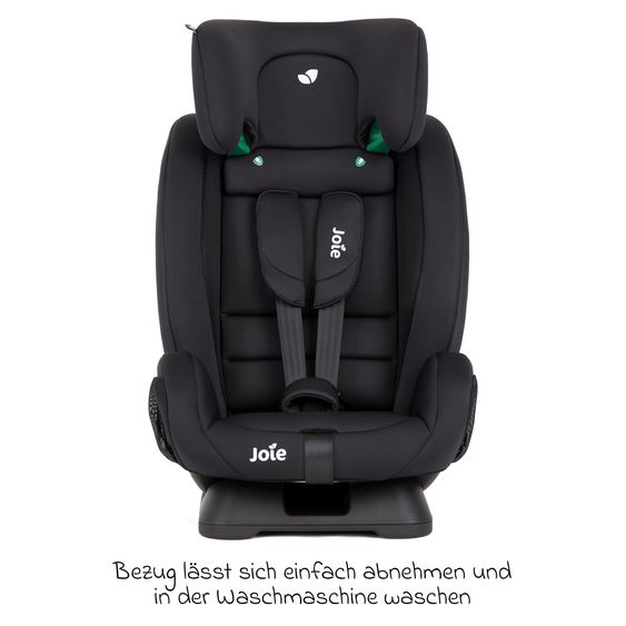 joie Kindersitz Fortifi R129 i-Size ab 15 Monate - 12 Jahre (76 cm - 145 cm) inkl. Rückenlehnen-Schutz Cover Me - Shale