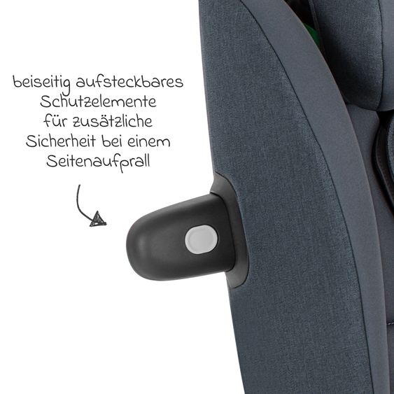 joie Seggiolino auto i-Bold R129 i-Size da 15 mesi a 12 anni (76 cm - 150 cm) con Isofix, top tether e portabicchieri - Moonlight