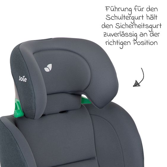 joie Seggiolino auto i-Bold R129 i-Size da 15 mesi a 12 anni (76 cm - 150 cm) con Isofix, top tether e portabicchieri - Moonlight