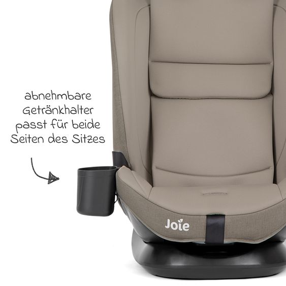 joie Seggiolino auto i-Bold R129 i-Size da 15 mesi a 12 anni (76 cm - 150 cm) con Isofix, top tether e portabicchieri - Oak