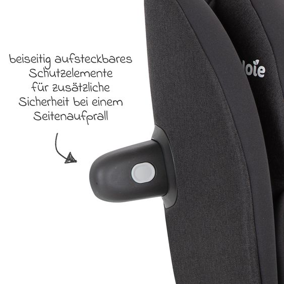 joie Seggiolino auto i-Bold R129 i-Size da 15 mesi a 12 anni (76 cm - 150 cm) con Isofix, top tether e portabicchieri - Shale