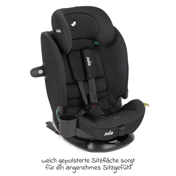 joie Seggiolino auto i-Bold R129 i-Size da 15 mesi a 12 anni (76 cm - 150 cm) con Isofix, top tether e portabicchieri - Shale