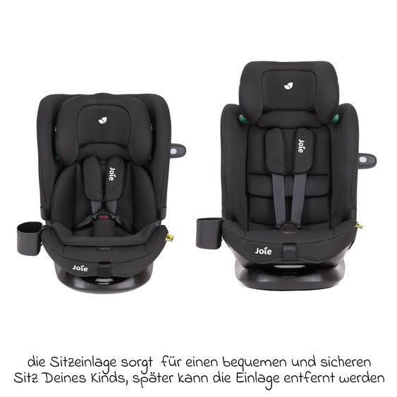 joie Seggiolino auto i-Bold R129 i-Size da 15 mesi a 12 anni (76 cm - 150 cm) con Isofix, top tether e portabicchieri - Shale