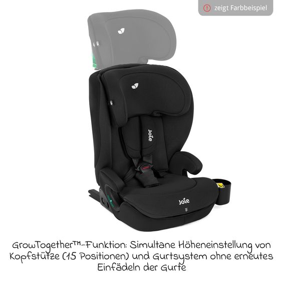 joie Kindersitz i-Irvana ab 15 Monate - 12 Jahre (76 cm - 150 cm) inkl. Isofix - Thunder