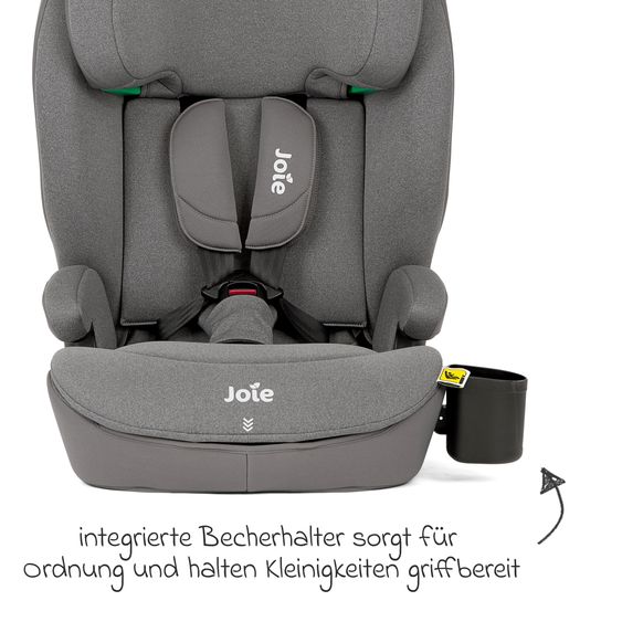 joie Kindersitz i-Irvana ab 15 Monate - 12 Jahre (76 cm - 150 cm) inkl. Isofix - Thunder