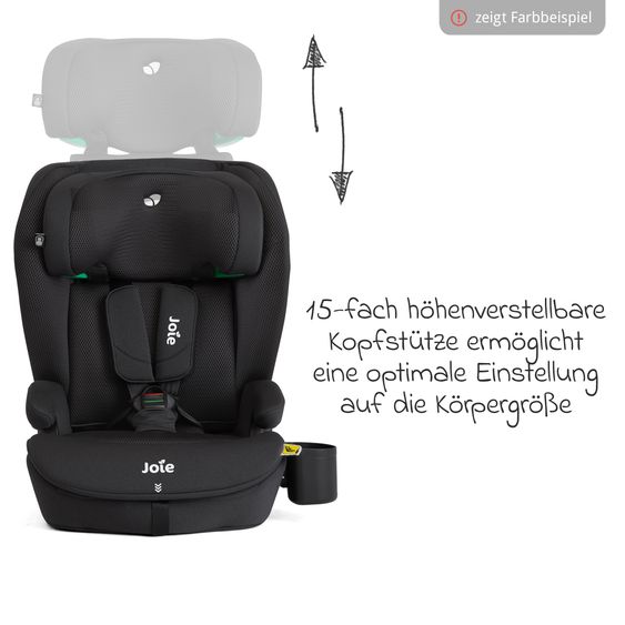 joie Kindersitz i-Irvana Max ab 15 Monate - 12 Jahre (76 cm - 150 cm) inkl. Isofix & Getränkehalter - Fern