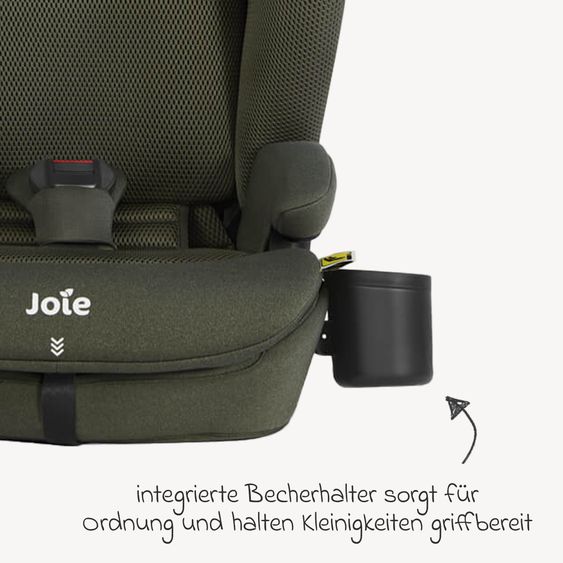 joie Kindersitz i-Irvana Max ab 15 Monate - 12 Jahre (76 cm - 150 cm) inkl. Isofix & Getränkehalter - Fern