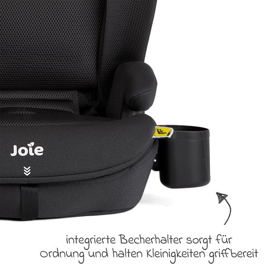 joie Kindersitz i-Irvana Max ab 15 Monate - 12 Jahre (76 cm - 150 cm) inkl. Isofix & Getränkehalter - Mercury Mesh