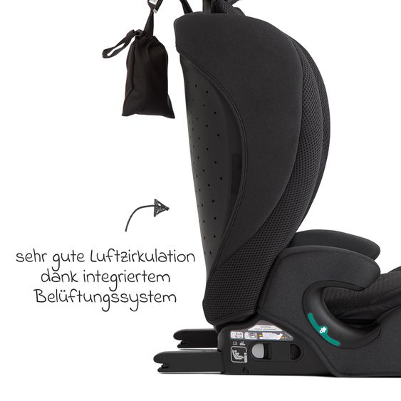 joie Kindersitz i-Irvana Max ab 15 Monate - 12 Jahre (76 cm - 150 cm) inkl. Isofix & Getränkehalter - Mercury Mesh