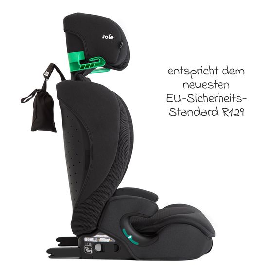 joie Kindersitz i-Irvana Max ab 15 Monate - 12 Jahre (76 cm - 150 cm) inkl. Isofix & Getränkehalter - Mercury Mesh