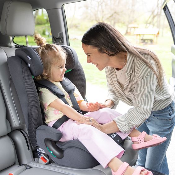 joie Kindersitz i-Irvana Max ab 15 Monate - 12 Jahre (76 cm - 150 cm) inkl. Isofix & Getränkehalter - Mercury Mesh