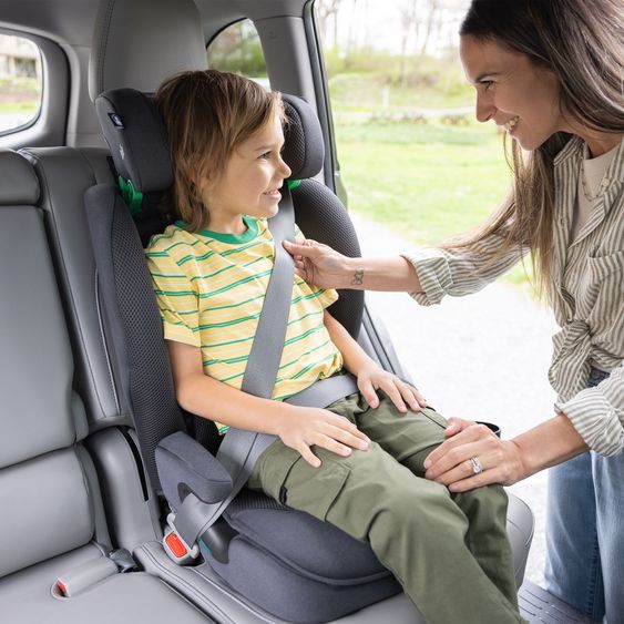 joie Kindersitz i-Irvana Max ab 15 Monate - 12 Jahre (76 cm - 150 cm) inkl. Isofix & Getränkehalter - Mercury Mesh