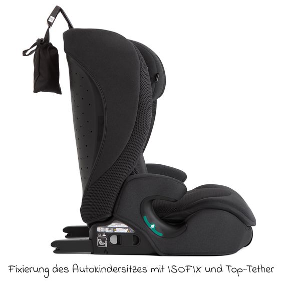 joie Kindersitz i-Irvana Max ab 15 Monate - 12 Jahre (76 cm - 150 cm) inkl. Isofix & Getränkehalter - Mercury Mesh