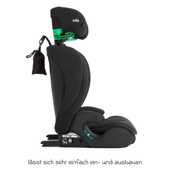 joie Kindersitz i-Irvana Max ab 15 Monate - 12 Jahre (76 cm - 150 cm) inkl. Isofix & Getränkehalter - Mercury Mesh