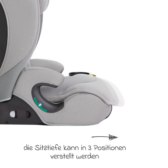 joie Kindersitz i-Irvana Max ab 15 Monate - 12 Jahre (76 cm - 150 cm) inkl. Isofix & Getränkehalter - Quartz Mesh