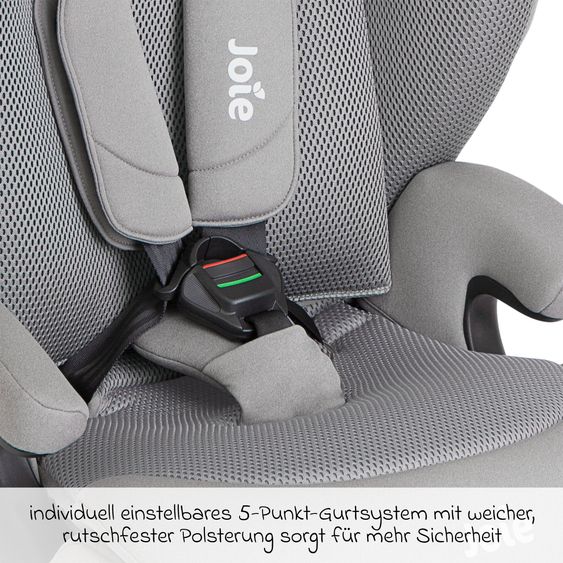 joie Kindersitz i-Irvana Max ab 15 Monate - 12 Jahre (76 cm - 150 cm) inkl. Isofix & Getränkehalter - Quartz Mesh
