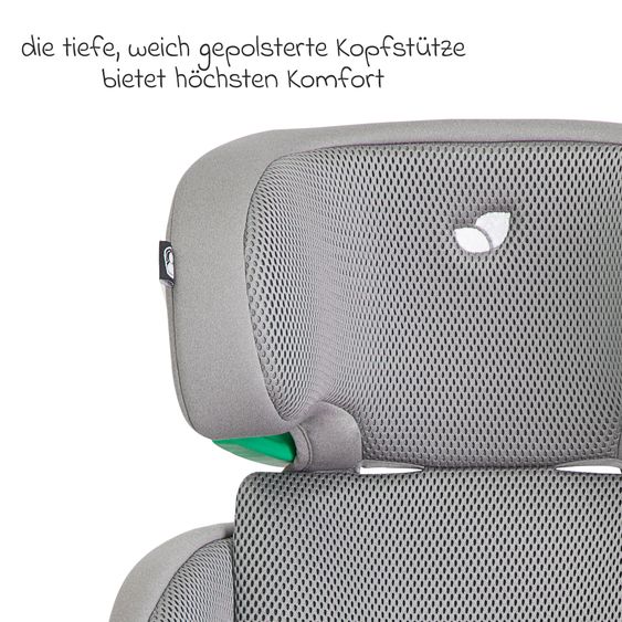 joie Kindersitz i-Irvana Max ab 15 Monate - 12 Jahre (76 cm - 150 cm) inkl. Isofix & Getränkehalter - Quartz Mesh