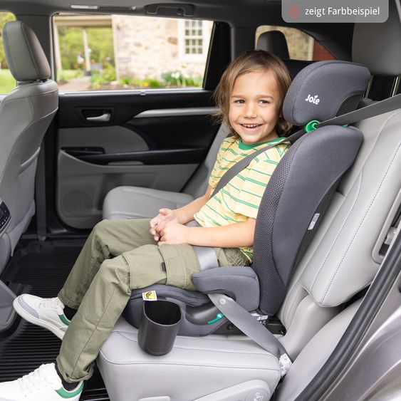 joie Kindersitz i-Irvana Max ab 15 Monate - 12 Jahre (76 cm - 150 cm) inkl. Isofix & Getränkehalter - Quartz Mesh