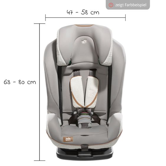 Joie Signature Child seat i-Plenti i-Size from 15 months - 12 years (76 cm - 150 cm) incl. Isofix, Top Tether & backrest protection Cover Me - Signature - Eclipse