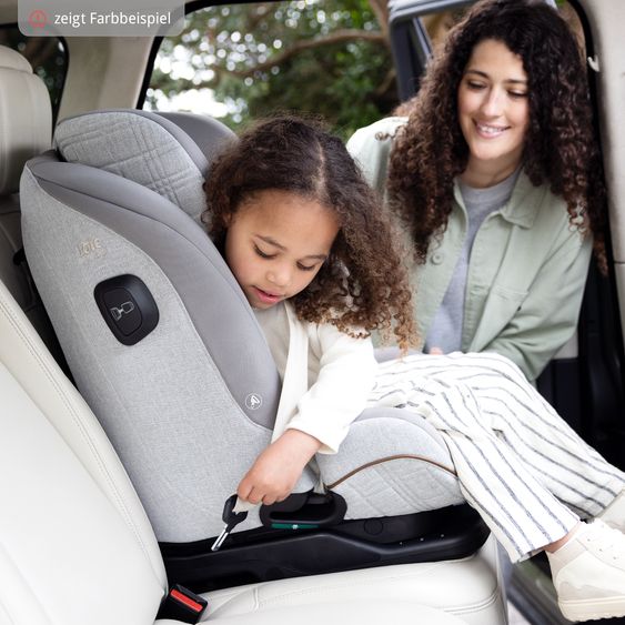 Joie Signature Child seat i-Plenti i-Size from 15 months - 12 years (76 cm - 150 cm) incl. Isofix, Top Tether & backrest protection Cover Me - Signature - Eclipse