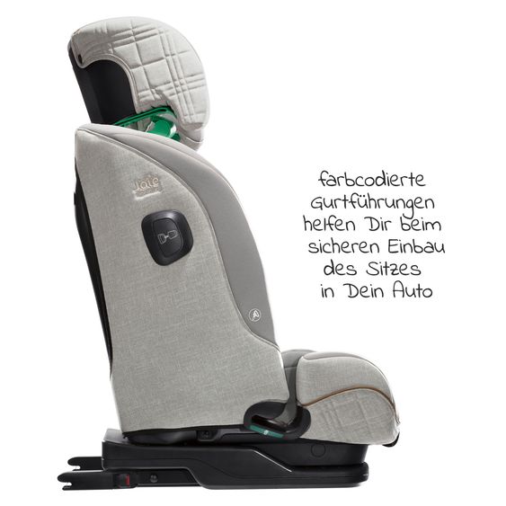 Joie Signature i-Plenti i-Size child seat from 15 months - 12 years (76 cm - 150 cm) incl. Isofix & Top Tether - Signature - Oyster