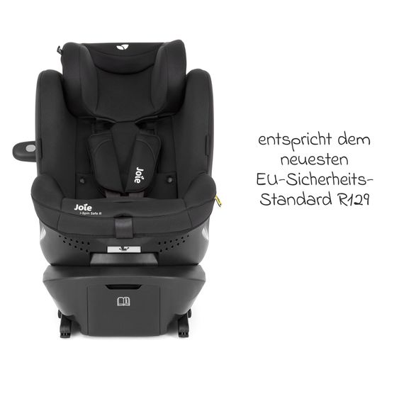 joie Kindersitz i-Spin Safe R ab Geburt - 4 Jahre (40 cm - 105 cm) inkl. Isofixbase - Coal