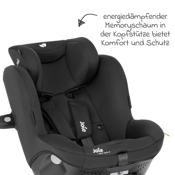 joie Kindersitz i-Spin Safe R ab Geburt - 4 Jahre (40 cm - 105 cm) inkl. Isofixbase - Coal
