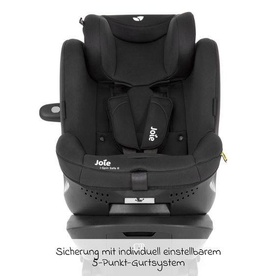 joie Kindersitz i-Spin Safe R ab Geburt - 4 Jahre (40 cm - 105 cm) inkl. Isofixbase - Coal