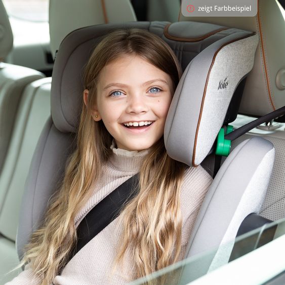 Joie Signature i-Traver i-Size child seat from 3.5 years - 12 years (100 cm - 150 cm) only 5.6 kg light incl. Isofix - Signature - Carbon