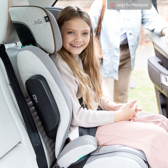 Joie Signature i-Traver i-Size child seat from 3.5 years - 12 years (100 cm - 150 cm) only 5.6 kg light incl. Isofix - Signature - Carbon
