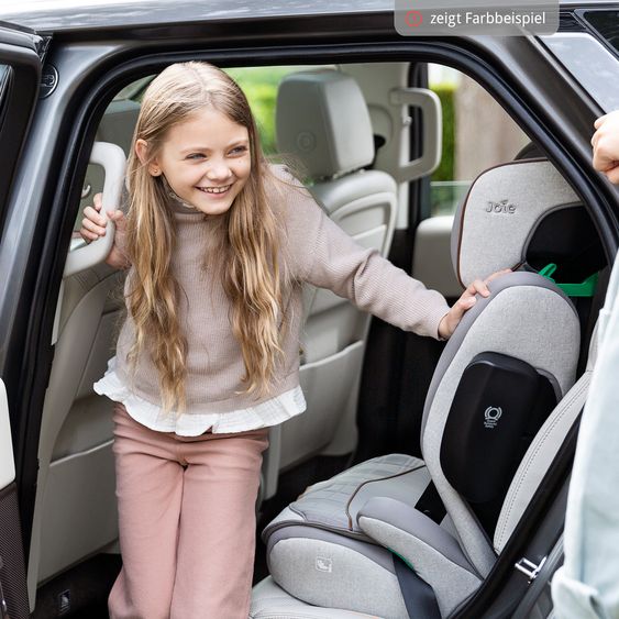 Joie Signature i-Traver i-Size child seat from 3.5 years - 12 years (100 cm - 150 cm) only 5.6 kg light incl. Isofix - Signature - Carbon
