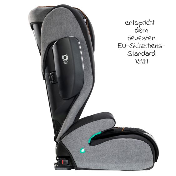 Joie Signature i-Traver i-Size child seat from 3.5 years - 12 years (100 cm - 150 cm) only 5.6 kg light incl. Isofix - Signature - Carbon