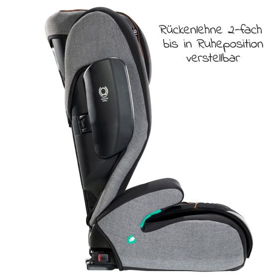 Joie Signature i-Traver i-Size child seat from 3.5 years - 12 years (100 cm - 150 cm) only 5.6 kg light incl. Isofix - Signature - Carbon