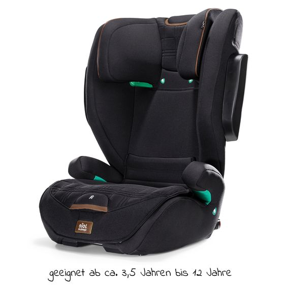 Joie Signature Kindersitz i-Traver i-Size ab 3,5 Jahre - 12 Jahre (100 cm - 150 cm) nur 5,6 kg leicht inkl. Isofix - Signature - Eclipse