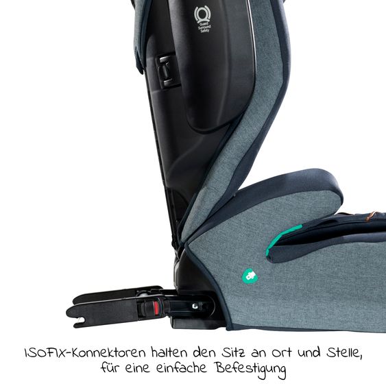 Joie Signature Kindersitz i-Traver i-Size ab 3,5 Jahre - 12 Jahre (100 cm - 150 cm) nur 5,6 kg leicht inkl. Isofix - Signature - Harbour