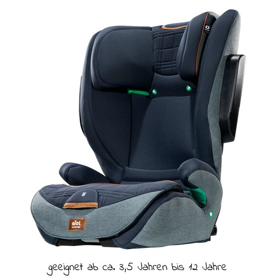 Joie Signature Kindersitz i-Traver i-Size ab 3,5 Jahre - 12 Jahre (100 cm - 150 cm) nur 5,6 kg leicht inkl. Isofix - Signature - Harbour