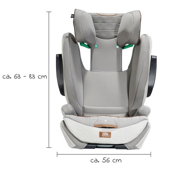 Joie Signature Seggiolino i-Traver i-Size da 3,5 anni a 12 anni (100 cm - 150 cm) leggero solo 5,6 kg con Isofix - Signature - Oyster