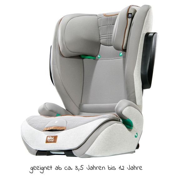 Joie Signature Seggiolino i-Traver i-Size da 3,5 anni a 12 anni (100 cm - 150 cm) leggero solo 5,6 kg con Isofix - Signature - Oyster