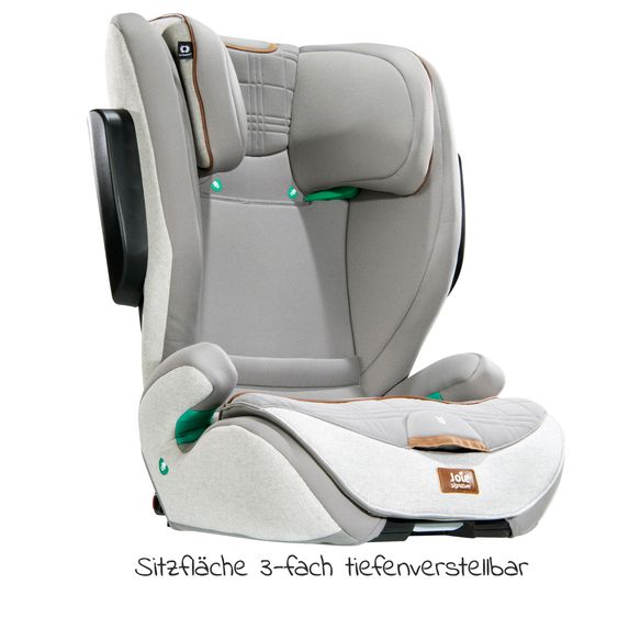 Joie Signature Seggiolino i-Traver i-Size da 3,5 anni a 12 anni (100 cm - 150 cm) leggero solo 5,6 kg con Isofix - Signature - Oyster