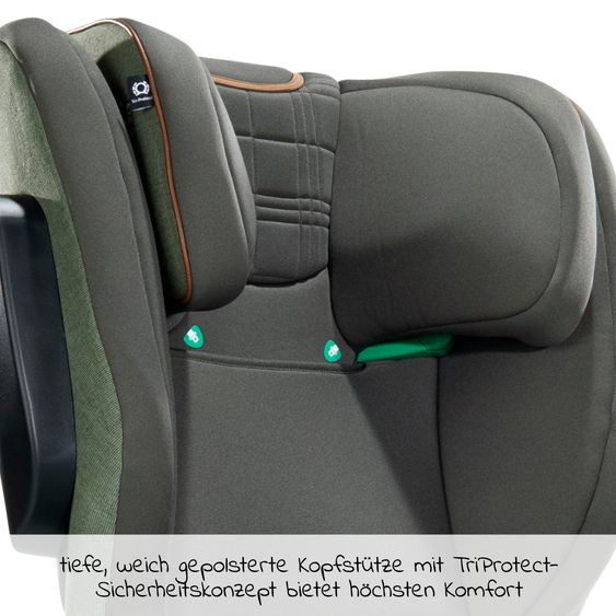 Joie Signature Kindersitz i-Traver i-Size ab 3,5 Jahre - 12 Jahre (100 cm - 150 cm) nur 5,6 kg leicht inkl. Isofix - Signature - Pine