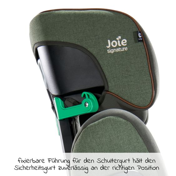 Joie Signature Kindersitz i-Traver i-Size ab 3,5 Jahre - 12 Jahre (100 cm - 150 cm) nur 5,6 kg leicht inkl. Isofix - Signature - Pine