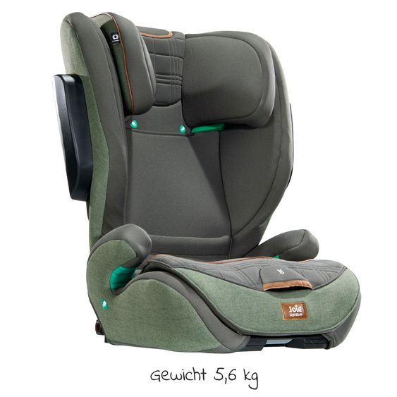 Joie Signature Kindersitz i-Traver i-Size ab 3,5 Jahre - 12 Jahre (100 cm - 150 cm) nur 5,6 kg leicht inkl. Isofix - Signature - Pine